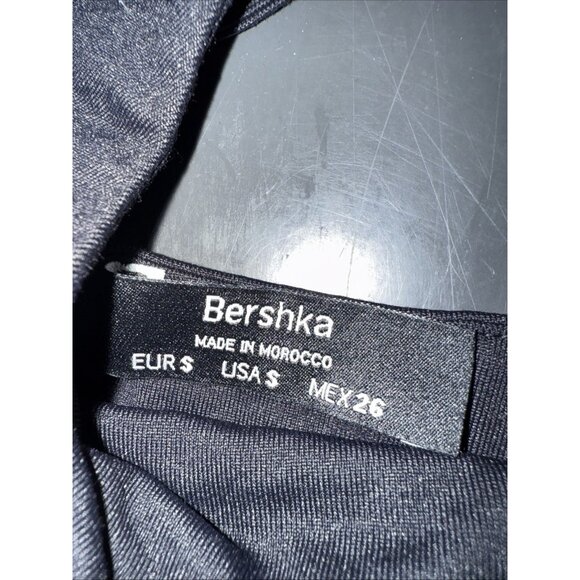 bershka cropped cami Bodysuit size XS (1) small (2) Lot Of 3 Blue Black White - Picture 4 of 16